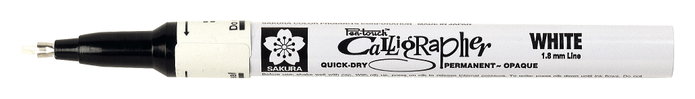 Sakura Pen-Touch Calligrapher Fino Blanco